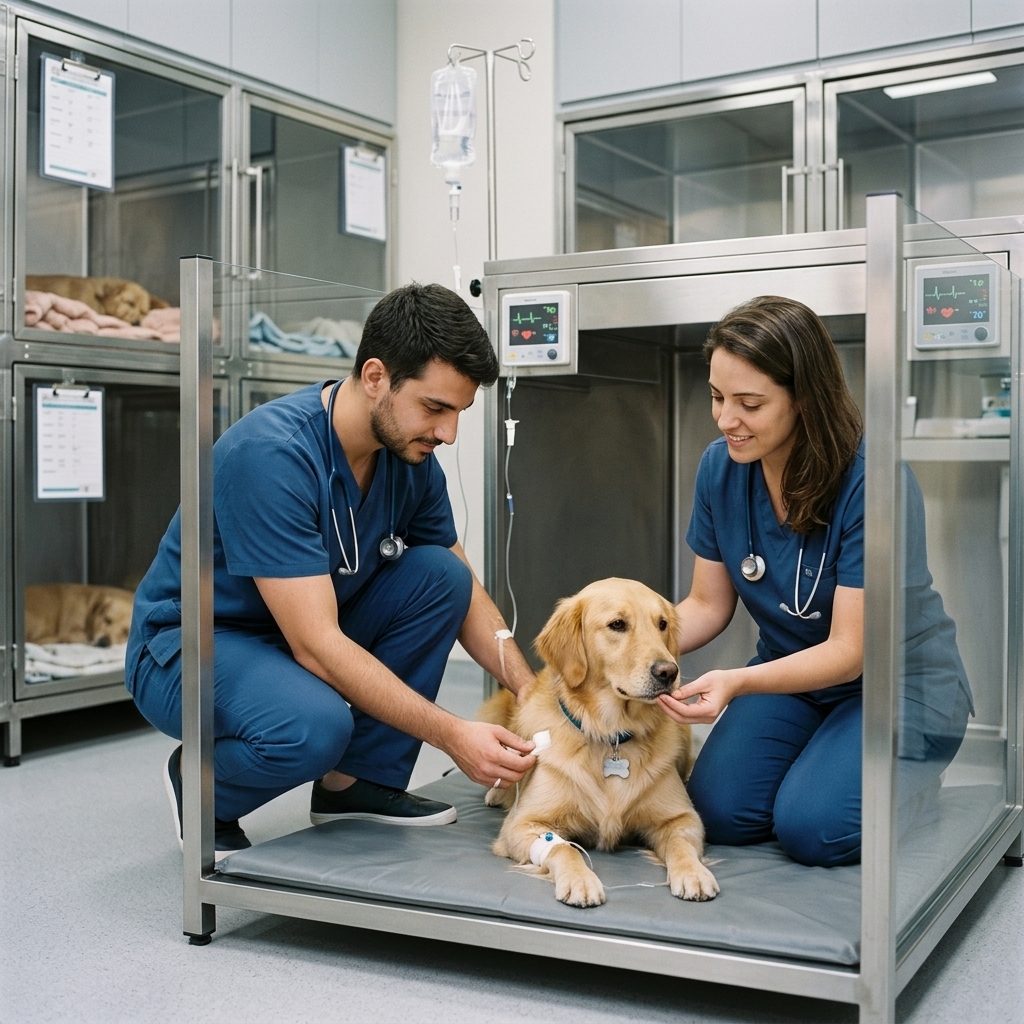 Internação Veterinária / Monitorização
